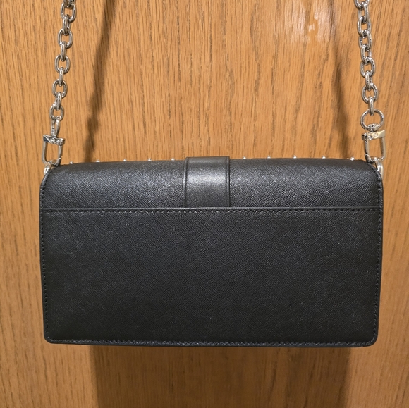 Authentic Michael Kors Medium Studded Leather Shoulder Bag Used One Weekend - Picture 5 of 7